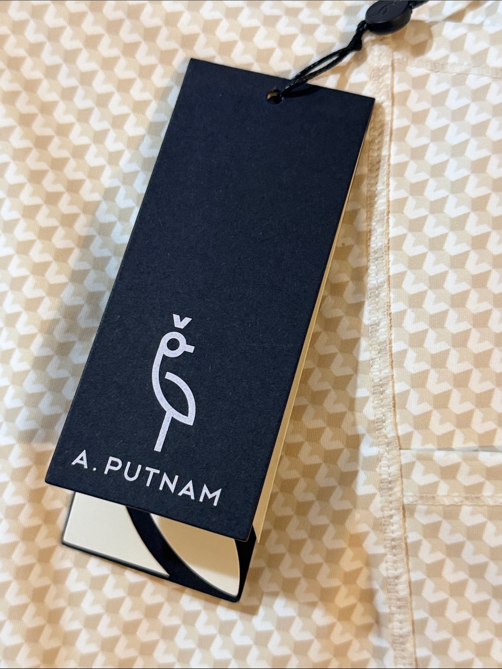 Nwt A. Putnam Golf Bike Shorts In Birch Crown Size Medium — image 7 of 8